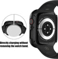 COMMUTER 4 Pack Case Compatible with Apple Watch 40mm Series SE 3nd Gen 2025 SE 2/1 6 5 4 with Tempered Glass Screen Protector, Ultra-Thin Hard PC