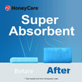 HONEY CARE All-Absorb, X-Large 28" x 34", 40 Count, Dog and Puppy Training Pads, Ultra Absorbent and Odor Eliminating, Leak-Proof 5-Layer Potty