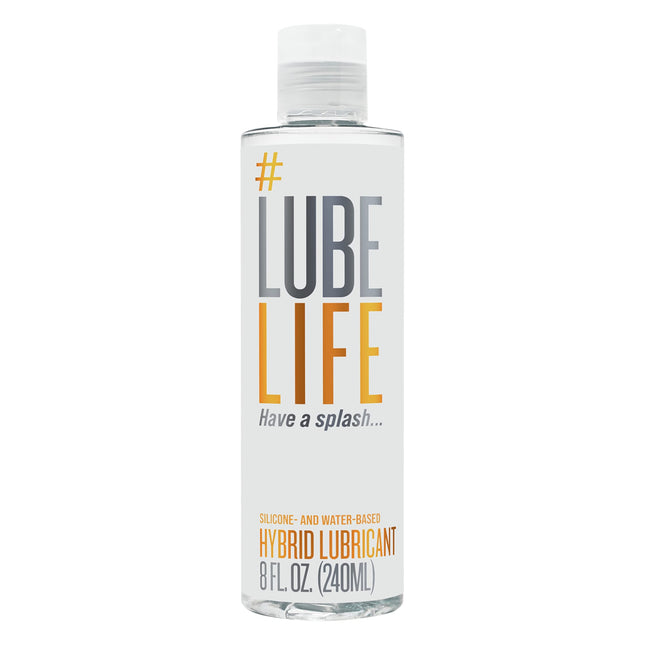 Lube Life Silicone and Water-Based Hybrid Lubricant, Long Lasting Lube for Men, 