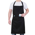 Will Well Chef Apron for Men and Women - 33" X 27" Large with 38" Waist Ties for a Comfy and Snug Fit, Durable and Lightweight, with 2 Spacious