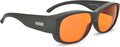 Fit-Over Amber Blue Light Blocking Sleep Glasses For Prescription Glasses | Fit Over 99.9% Blue Light Blocking, For Sleep, Nighttime Eyewear,