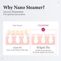 Colorfarm Facial Steamer Nano Ionic: Face Steamer Deep Cleaning Unclogs Pores - Humidifier Hot Mist Home Sauna Spa for Women Men Sinuses