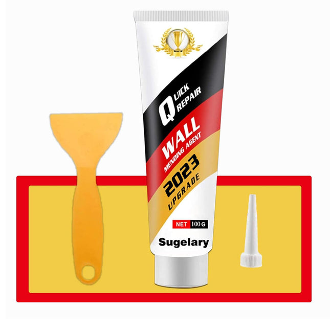 Sugelary Drywall Patch Repair Kit with Scraper, Wall Spackle Paste, Mending Agent Quick and Easy Solution to Fill The Ho