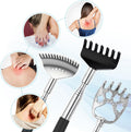 Yeipis 3 Pack Different Back Scratcher Metal Portable Telescoping with Rubber Handles, Extendable Back Massager Tool with Beautiful Box, Stocking