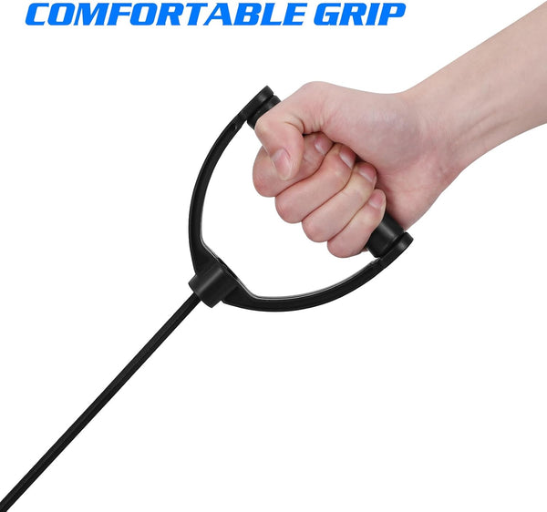 IMIKEYA Resistance Bands: 1 Pair Stepper Resistance Band Fitness Exercise Bands with Handles Fitness Bands Pull Ropes Exercising Bands Resistance