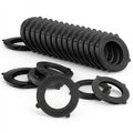 SmoTecQ 30 Pack Garden Hose Washers with Self-Locking Tabs - Heavy Duty Rubber Seals for 3/4" Hose Fittings, Stay-in-Place Design Prevents Falling