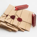 Bememo 12 Pieces Sealing Wax Sticks with Wicks Antique Fire Manuscript Sealing Wax for Seal Stamp(Christmas Color)