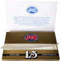 1.5 JOB Rolling Papers, 5 Pack Bundle, 120 Paper Leaves Total