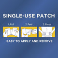 Thera|Care Pain Relief Patch | 4% Lidocaine Patch | 3.9” x 5.5” | 5-Count Box