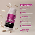 Natural Sleep Aid for Adults, Sleep Supplement, Natural Calm, Melatonin with L-Theanine, Magnesium Glycinate, Ashwagandha, GABA, 5-HTP, Vitamin D