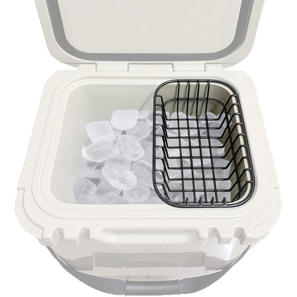 Cooler Basket Compatible with YETI Roadie 24, Dry Goods Wire Cooler Rack Storage Will Keep Smaller Items Dry and Stay Goods High for Roadie 24 Ice