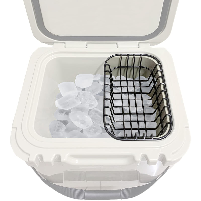 Cooler Basket Compatible with YETI Roadie 24, Dry Goods Wire Cooler Rack Storage Will Keep Smaller Items Dry and Stay Goods High for Roadie 24 Ice