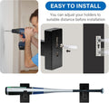 Alpinista Baseball Bat Wall Mount, Horizontal Baseball Bat Holder Wall Mount for Display Black