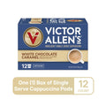 Victor Allen'S Coffee White Chocolate Caramel Flavored Cappuccino, 12 Count, Single Serve Coffee Pods for Keurig K-Cup Brewers