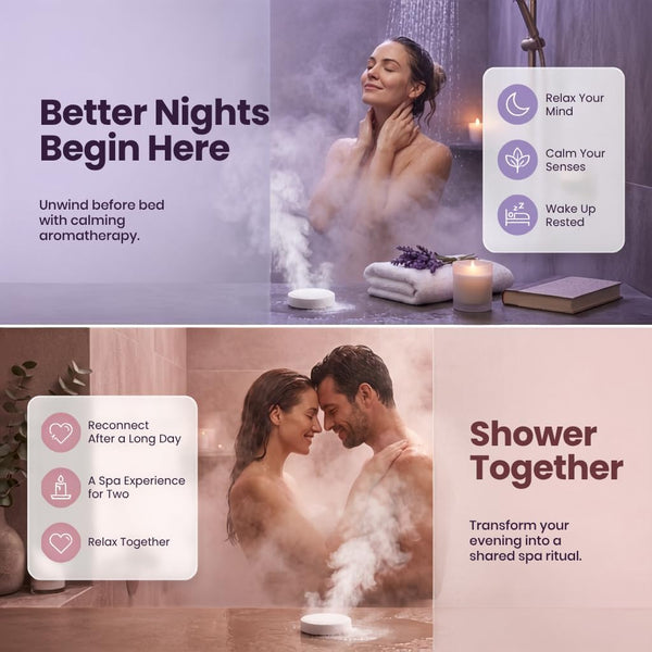 BodyRestore Shower Steamers Aromatherapy, Self Care Gifts, Calm 15 Pack | Birthday Gifts for Women & Men, Spa Relaxation & Stress Relief Sleep