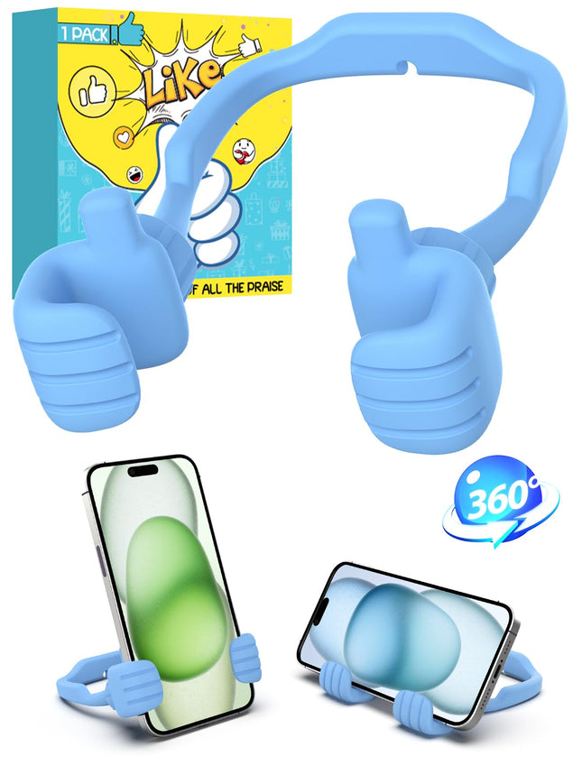 Dad Gifts for Fathers Day from Daughter Wife Son Cell Phone Stand: Thumbs up Lazy Phone Holder for Desk Teen Boys Gift f
