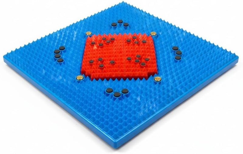 Acupressure Mat with Magnets, Reflexology Foot Massage Mat, Copper Pyramid Power for Pain Relief