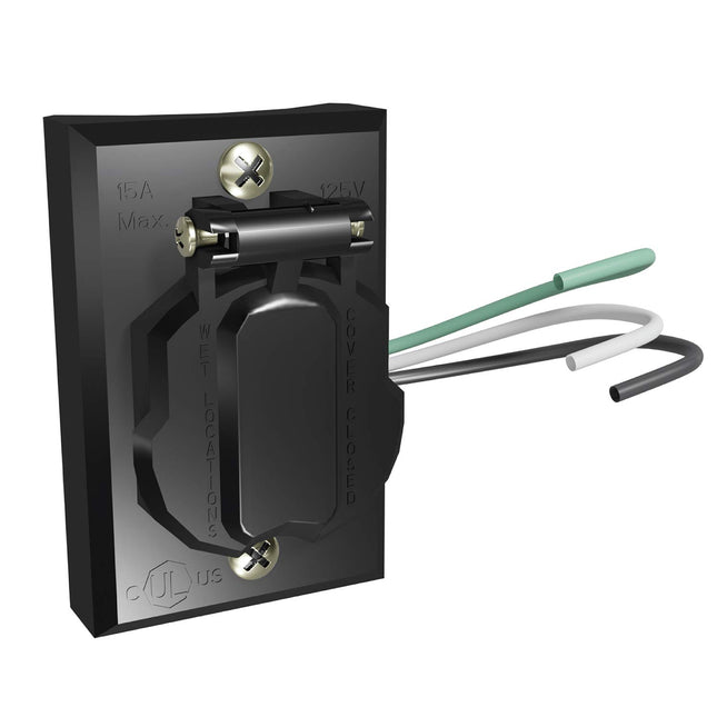 Solus SCO-338 120V Grounded Convenience Electrical Outlet for Outdoor Lamp Post and Poles, Energy Saving and Weather Res
