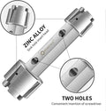 Tub Drain Remover Wrench-Die-Cast Aluminum Tub Drain Tool Wrench for Bathroom and Bathhouse