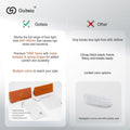 Goiteia Blue Light Blocking Glasses-Orange/Pink/Red Blue Light Glasses for Men Women, Easier Sleep and Migraine Relief