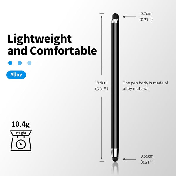 Stylus(10 PCS),Stylus Pen for Touchscreen,High Sensitivity & Precision | Universal Stylus,2-in-1 Rubber Tip,Touch Screens of iPhone/iPad/Android