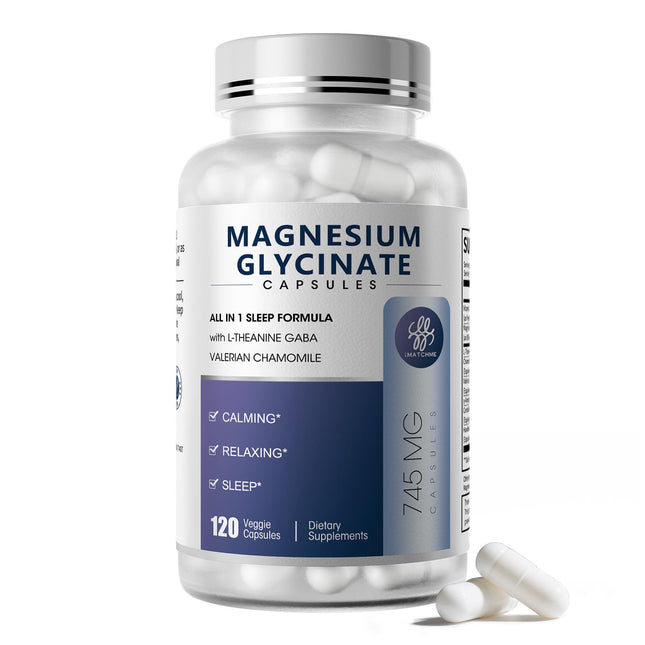 Magnesium Glycinate Supplement with L-Theanine, Chamomile & GABA Ã¢ÂÂ Supports