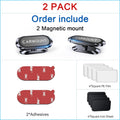 【2-Pack】 Magnetic Phone Holder for Car【Strong Magnets】 Carmount 2.0 Magnetic Phone Mount for Car【360°Rotation】 Car Mount for Cell Phone Holders