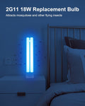 Shootingstar 2G11 18W Bug Zapper Replacement Bulb, H-Shaped 18W Light Bulb for Indoor Outdoor Mosquito Zapper, Dimensions: 8.9 X 1.70 X 0.9 In