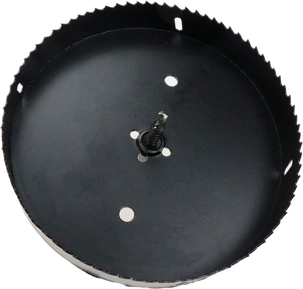 Hole Saw 8-inch Metal Hole Saw Kit Set Bi-Metal Hole Cutter Drill Bit with Sharp Teeth for Drilling Holes in Wood, Plastic, Drywall, PVC Boards 8"