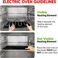 Oven Liners for Bottom of Oven - Thick Heavy Duty 17” x 25” 2 Pack Non-Stick Reusable Mats - BPA & PFOA Free Protector for Electric, Gas,