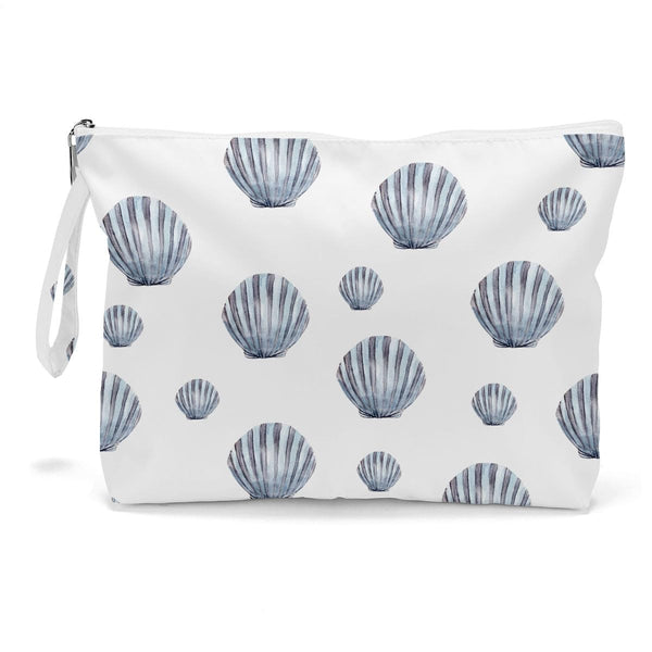 Fokongna Wet Dry Bag Toiletry Diaper Cosmetic Bag, Waterproof, Large Capacity, Zipper, Travel, Shell 01