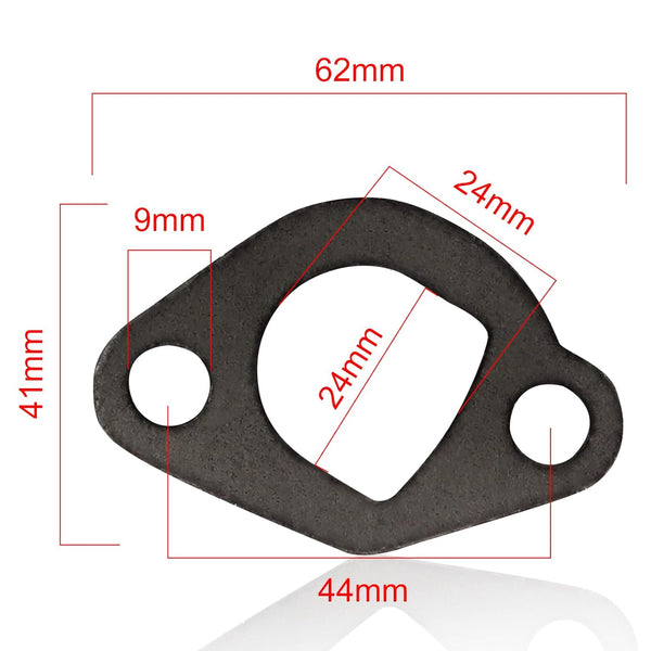 FLYPIG 2Pcs Muffler Exhaust Gasket Fits for Honda GX110 GX120 GX160 GX200 5.5HP 6.5HP Engines