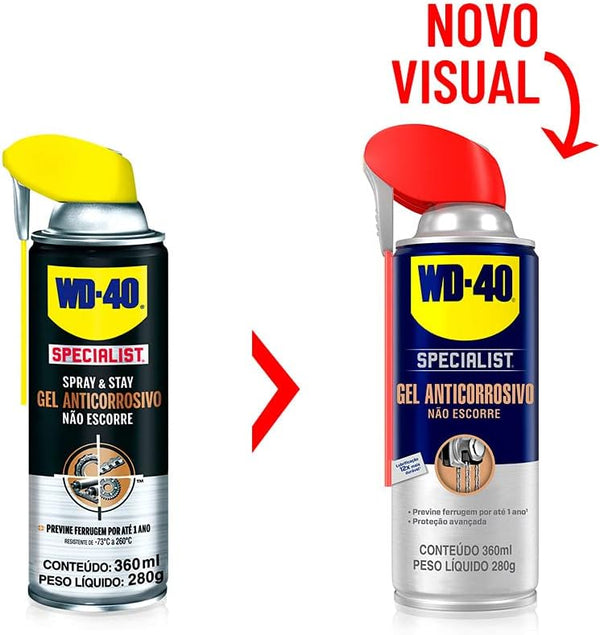 WD-40 Specialist Gel Lube with SMART STRAW SPRAYS 2 WAYS, 10 OZ 1-Pack