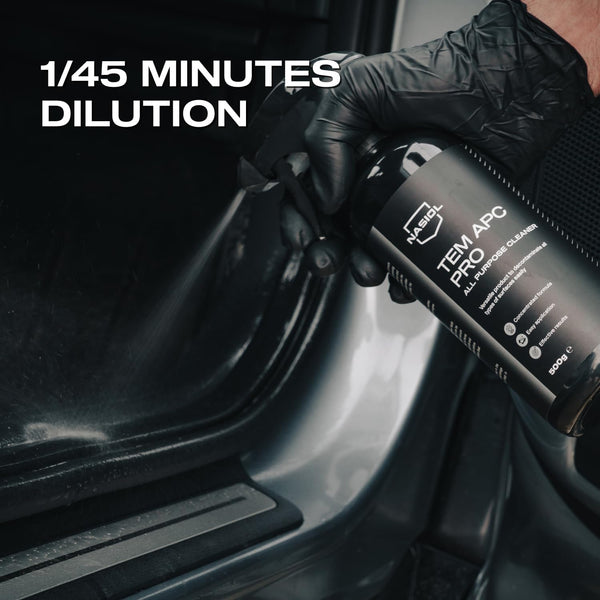 Nasiol Tem Apc Pro Car Interior All Purpose Cleaner-500 Gr-Seat, Roof, Plastic, Upholstery, Tire Cleaning, Detailing, Super Strong Stain Remover,