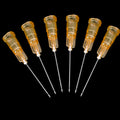100Pack 25Ga 1Inch/25mm with Cap Dispensing Needla Accessories Disposable Lab Supplies, Individually Sealed Wrapped 25Ga-1inch