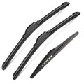 3 Wipers Set for Jeep Grand Cherokee 2014 2015 2016 2017 2018 2019 2020 2021, Windshield Wiper Blades Original Equipment Replacement Front and