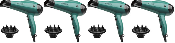 Revlon Volume Booster Hair Dryer | 1875W for Voluminous Lift and Body, (Green)
