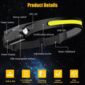 Headlamp Rechargeable 2PCS, 230° Wide Beam Head Lamp LED with Motion Sensor for Adults - Camping Accessories Gear, Waterproof Head Light