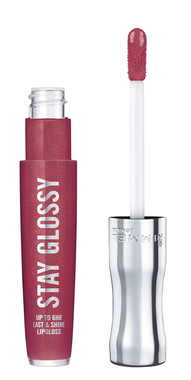 Rimmel Stay Glossy Lip Gloss - Non-Sticky and Lightweight Formula for Lip Color 