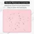 Hsurbtra Mouse Pad, Premium-Textured Square Mousepad 10.2 X 8.3 Inch, Stitched Edge Anti-Slip Waterproof Rubber Pretty Cute Computer Mat for