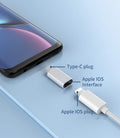 3 Pack USB C Male to Lightning Female Adapter, Compatible with iPhone 12, 11 Pro Max, iPad Air, Samsung Galaxy Note S20, S21 - DURABLE & CONVENIENT