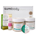 Sumbody USA Made Mini Self Care Gift Set - (6pcs) Men, Women, Teens, All Natural Aromatherapy Body Care Set Skin Care Box, Spa Baskets,