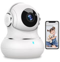 litokam Security Camera Indoor 2K, 360 Pan/Tilt Cameras for Home Security with Motion Detection, Baby Monitor for Pet/Dog with Night Vision,
