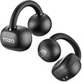 TOZO Openearring True Open Ear Headphones, Lightweight Comfort Open Ear Clip Wireless Earbuds, 40H Play Bluetooth 5.4 Headphones with Smart