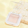 evpct Pear White Shimmer Single Eye shadow Palette Makeup for Older Women, Glitter Sparkly Pearl Shimmer Cream Eyeshadow Palette Brightener Make