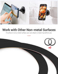 Gym Magnetic Phone Holder for Magsafe, Dual Magnetic Phone Mount Gym Phone Holder Magnet with Double Ball Head Locking Angle Compatible with