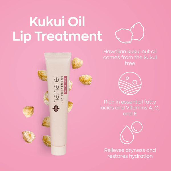Hanalei Hydrating Lip Treatment Balm Ã¢ÂÂ Cruelty-Free, Paraben-Free Moisturizer for Severely Dry, Chapped Lips Ã¢ÂÂ Kukui Oil, Shea Butter &