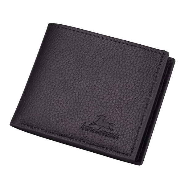 Slim Wallet for Men with Coin Purse, Minimalist Wallet with Zipper, Bifold Mens Wallets with Credit Card Holder, PU Leather Men'S Wallet with