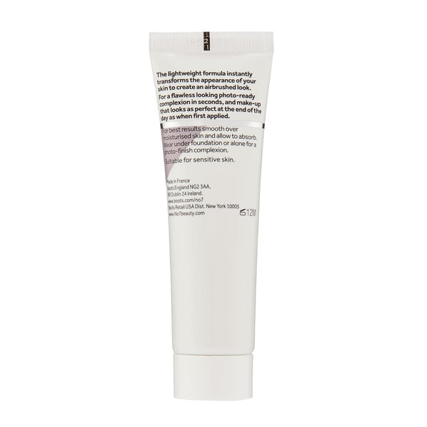 No7 Airbrush Away Face Primer - Hydrating Makeup Primer with Hyaluronic Acid - Helps to Smooth the Appearance of Fine Lines & Wrinkles for
