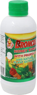 Broncolin Honey Syrup with Propolis, Syrup with Natural Plant Extracts to Refresh Your Throat, Natural Ingredients, Elderberry, Eucalyptus,